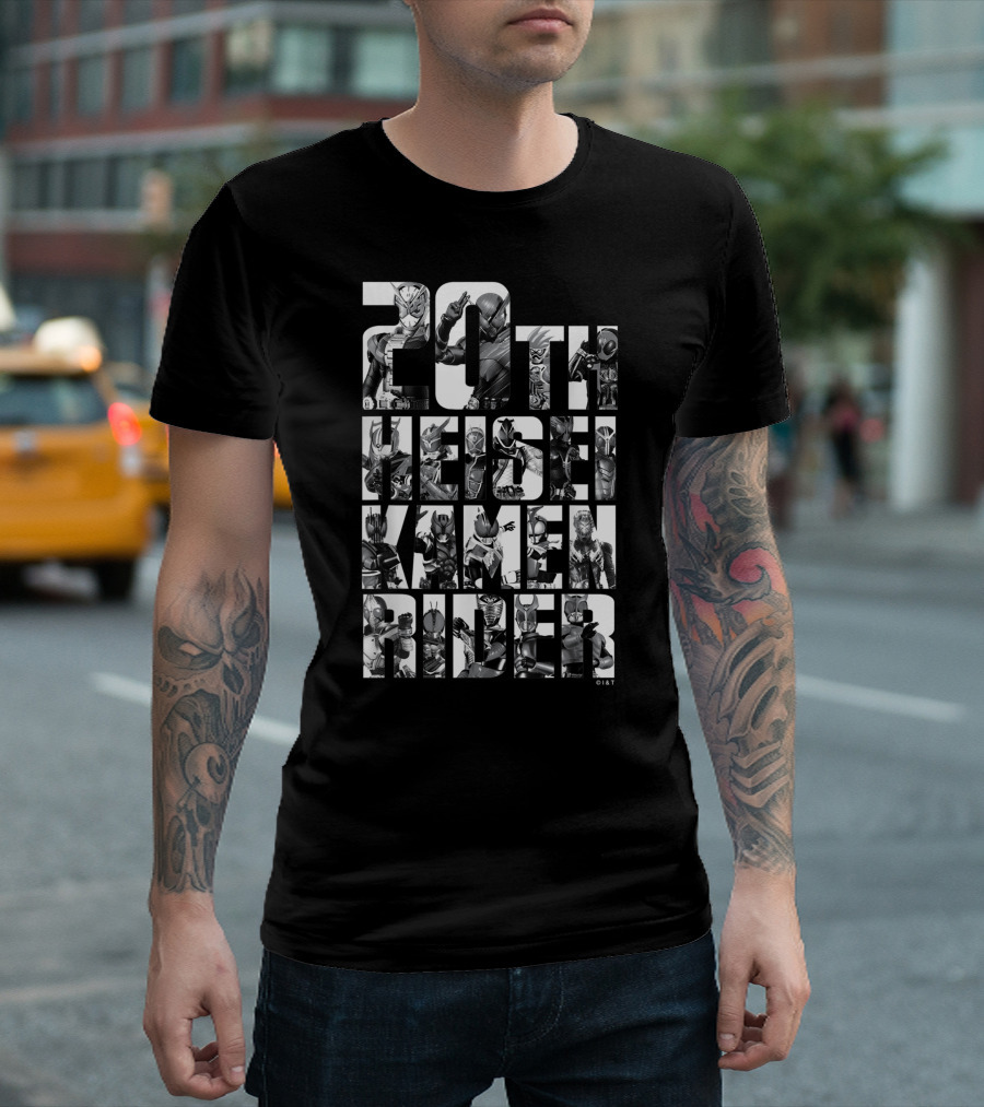 20th Heisei Kamen Rider Anniversary Catchphrase Collection T-Shirt