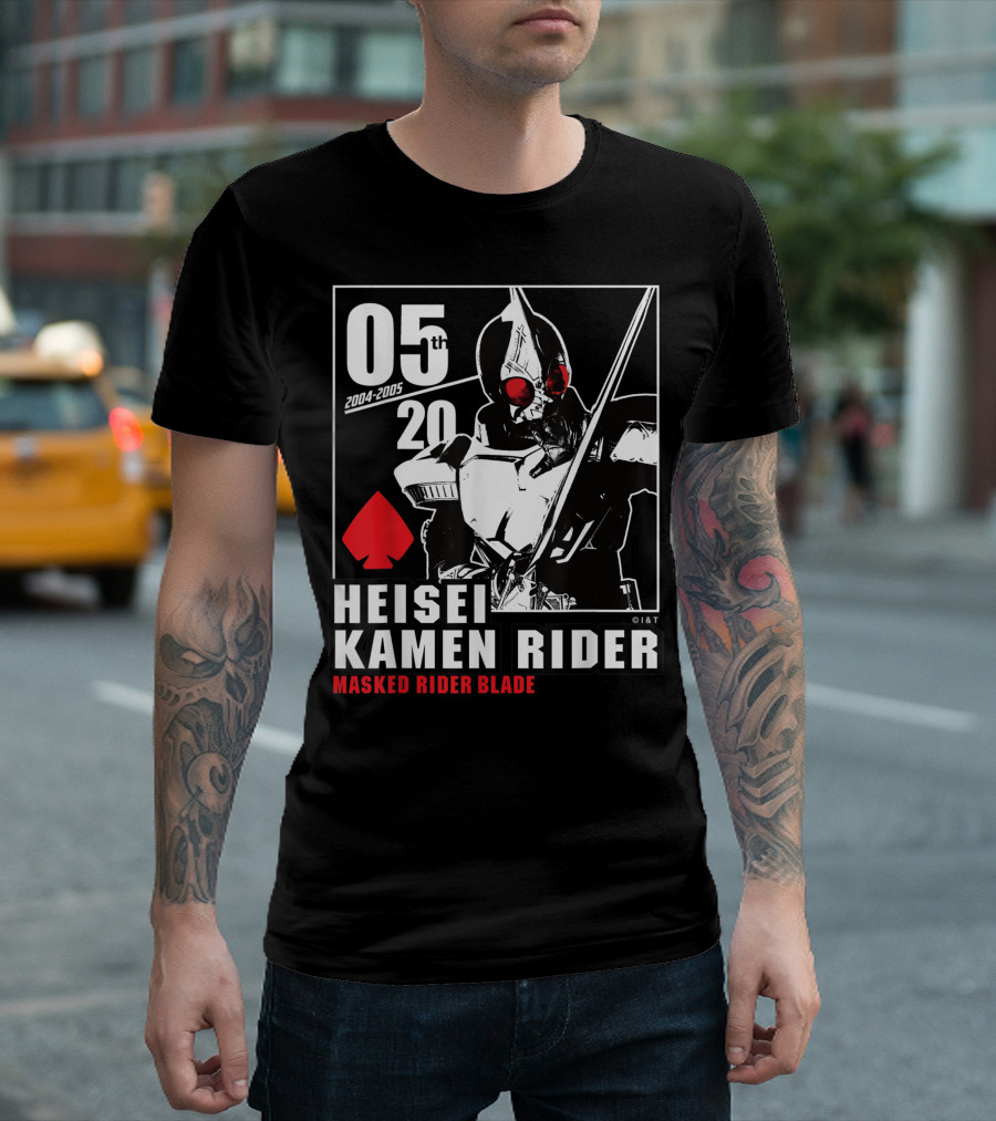 Heisei Kamen Rider 05th Anniversary Masked Rider Blade 2004-2005 T-Shirt