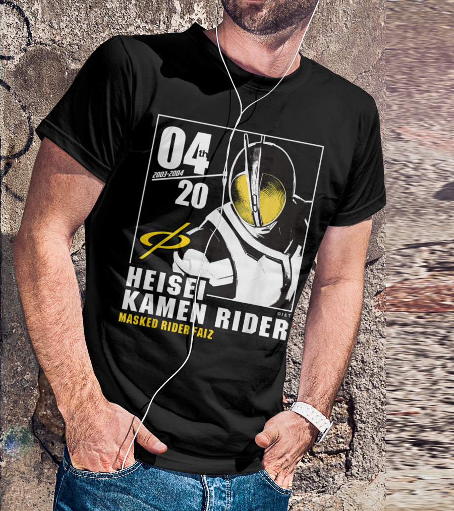 04 2003-2004 Heisei Kamen Rider Masked Rider Faiz T-Shirt