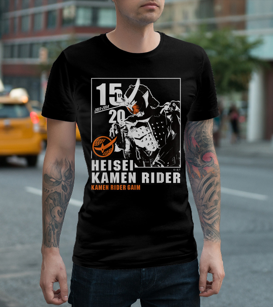 15th Anniversary Heisei Kamen Rider 2013-2014 Kamen Rider Gaim T-Shirt