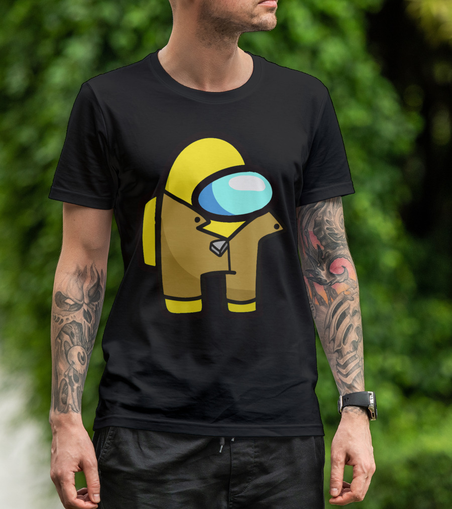 Among Us Character Yellow Detective Crewmate T-Shirt