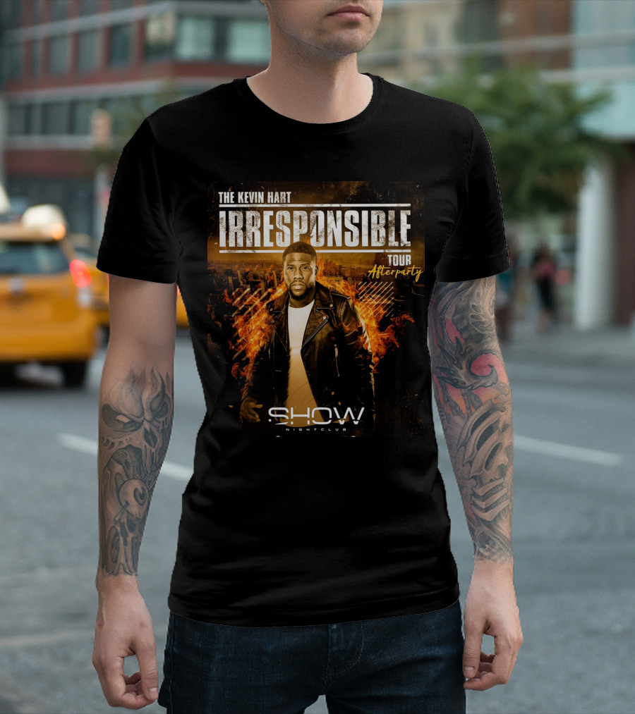 The Kevin Hart Irresponsible Tour Afterparty Show Nightclub T-Shirt
