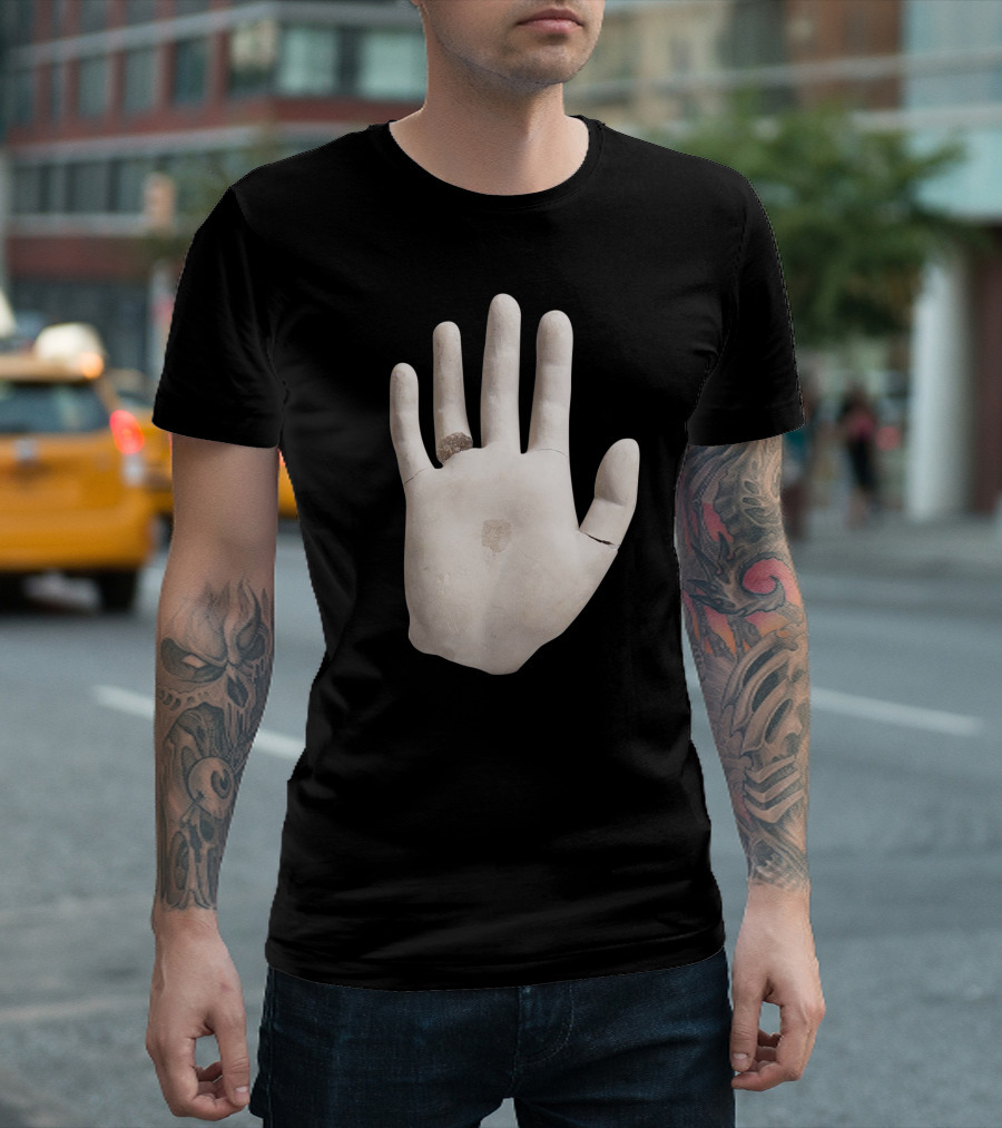 Built On Glass Hand Sculpture T-Shirt