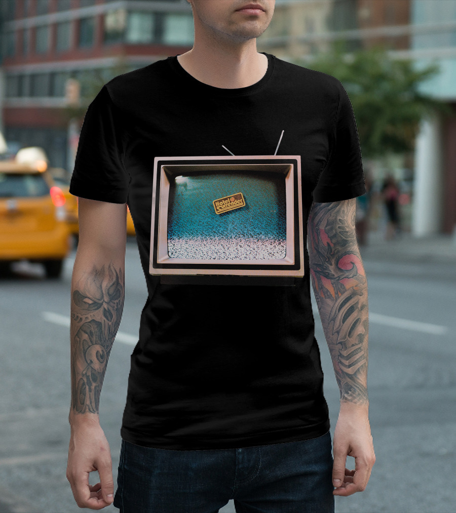 Hotel Surrender TV Static Retro Television T-Shirt