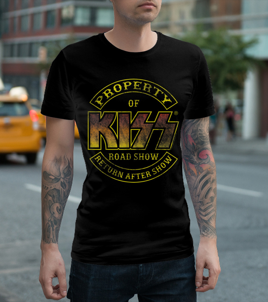 Property of KISS Road Show Return After Show T-Shirt