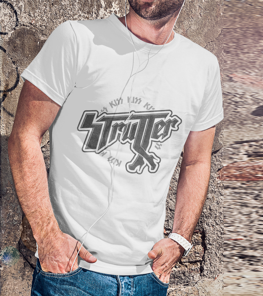 KISS Strutter Leg Logo Fan Merchandise T-Shirt