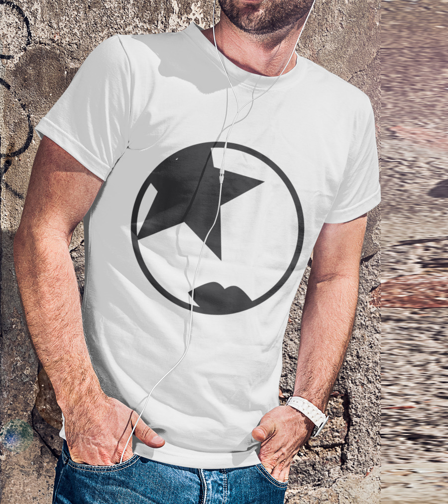 KISS Starchild Star Lips Circle T-Shirt