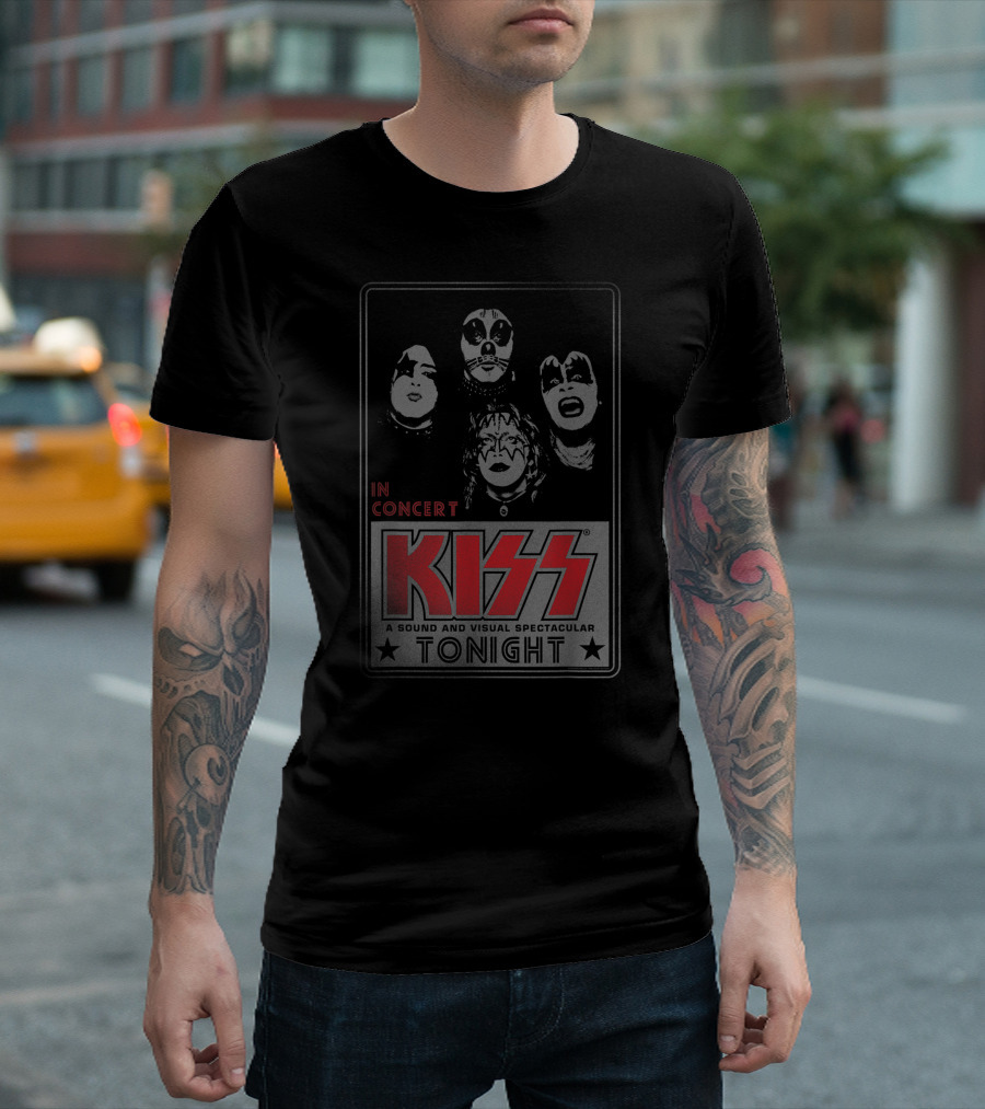 IN Concert Kiss A Sound And Visual Spectacular Tonight T-Shirt