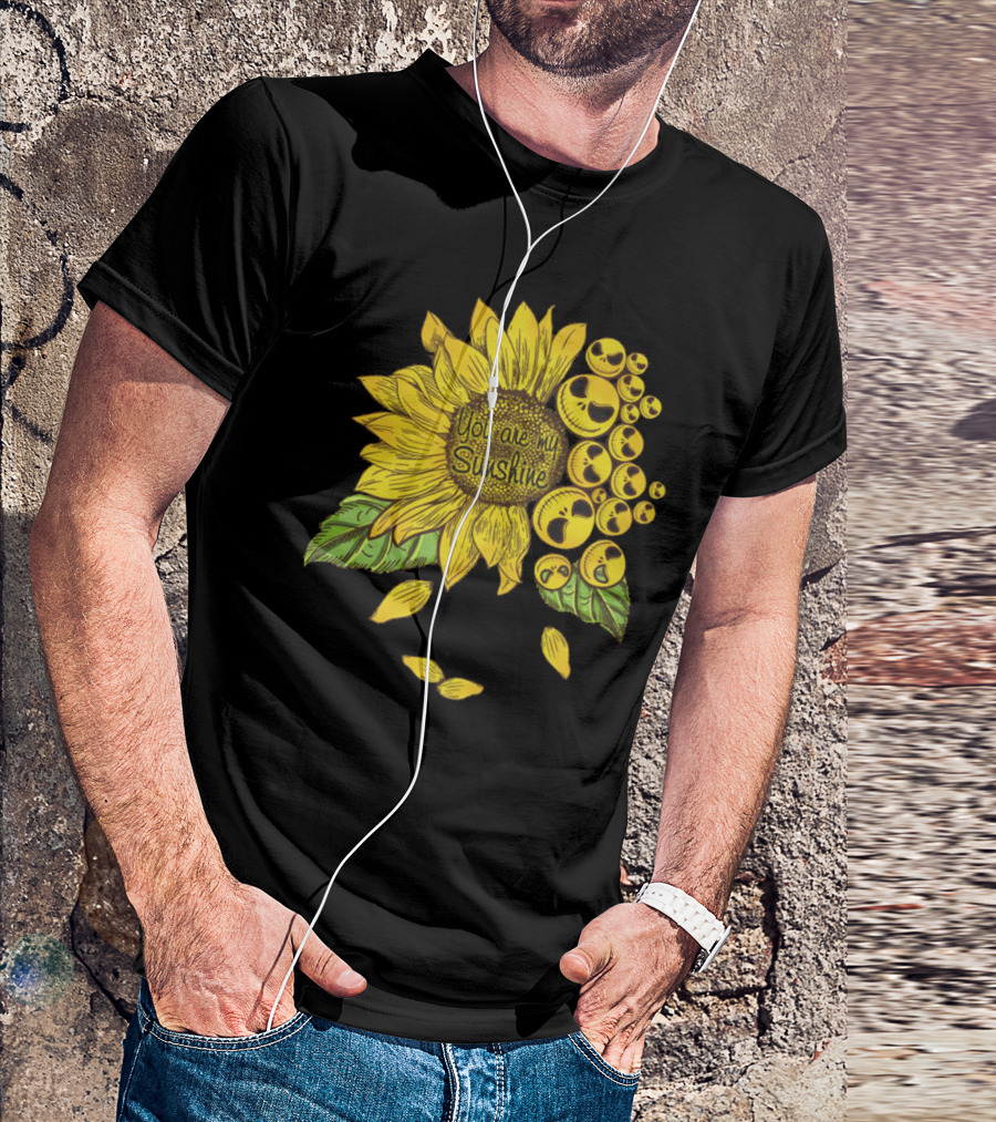 NIGHTMARE BEFORE CHRISTMAS YOU ARE MY SUNSHINE SUNFLOWER ICONS T-Shirt