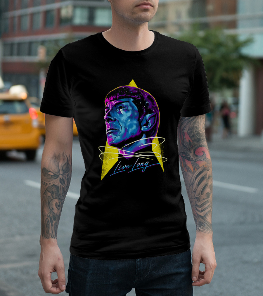 Live Long Star Trek Spock T-Shirt