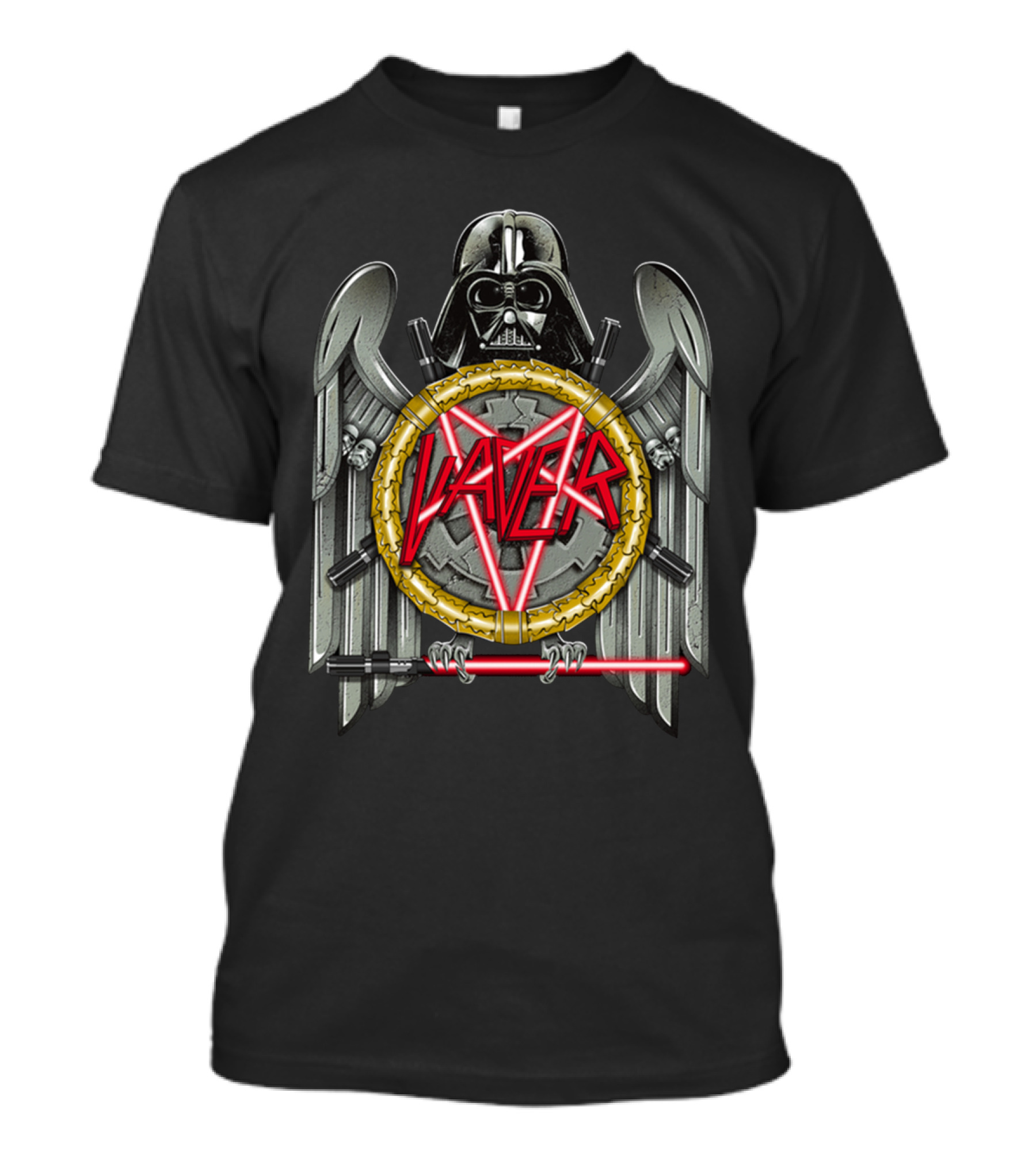 DARTH VADER STAR WARS SITH LORD LIGHTSABER EMBLEM T-Shirt