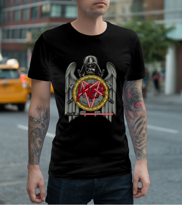 DARTH VADER STAR WARS SITH LORD LIGHTSABER EMBLEM T-Shirt