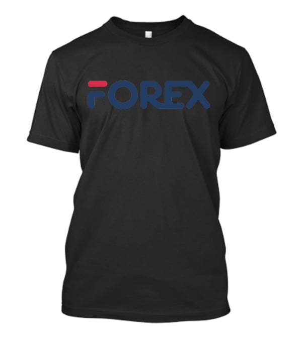 FOREX Bold Minimalist Text T-Shirt
