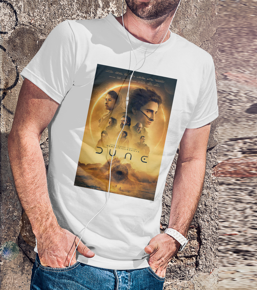 Dune Denis Villeneuve Timothée Chalamet Zendaya Sci-Fi Epic Film T-Shirt