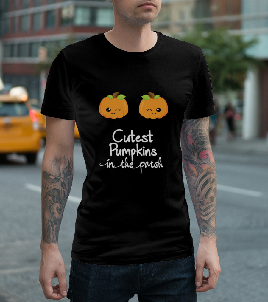 Cutest Pumpkins in the Patch Halloween Booby T-Shirt