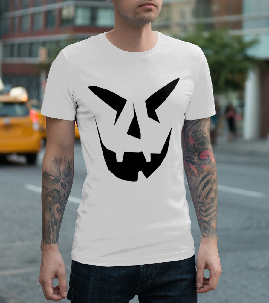 Halloween Carved Pumpkin Kids Cute Fun T-Shirt