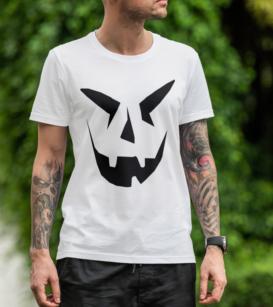 Halloween Carved Pumpkin Kids Cute Fun T-Shirt