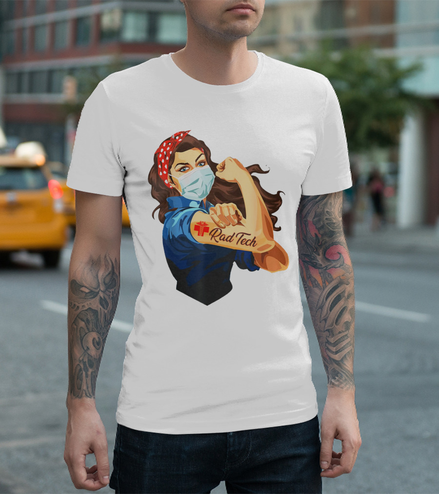 Empowered Rad Tech Strong Rosie Image T-Shirt
