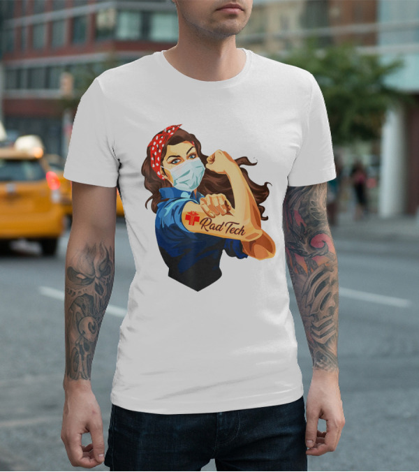 Empowered Rad Tech Strong Rosie Image T-Shirt