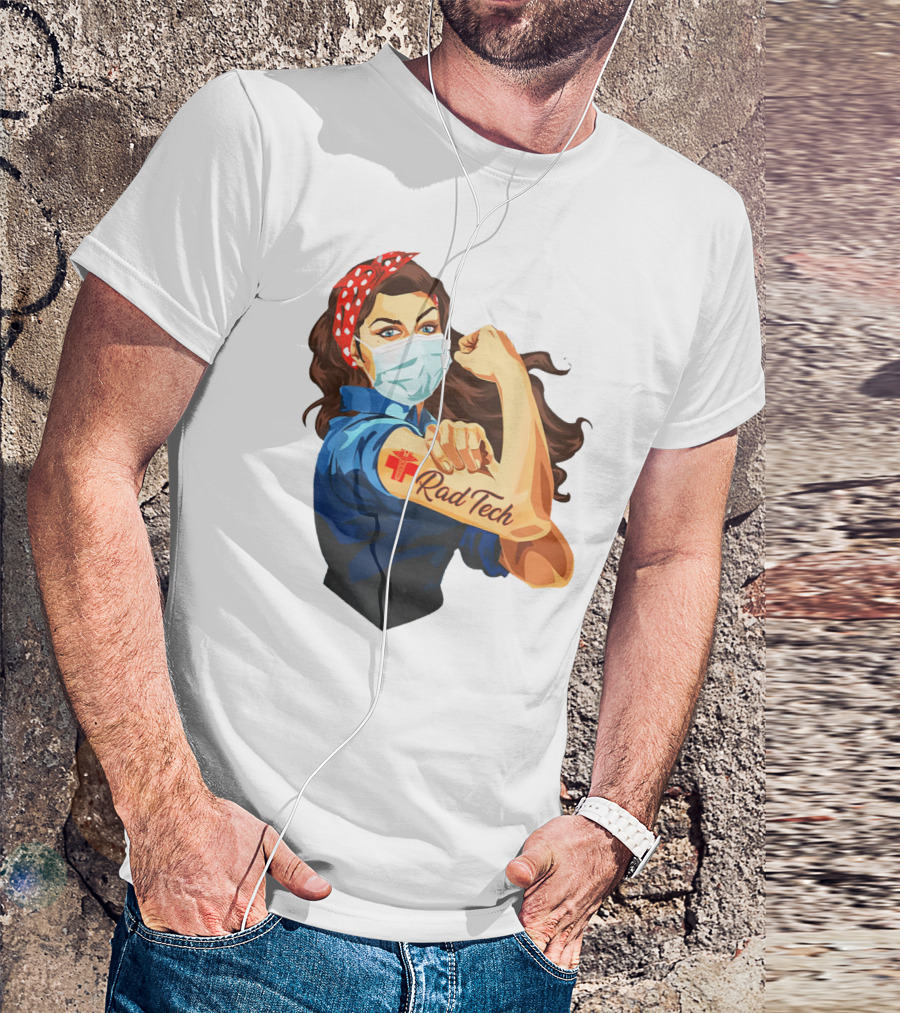 Empowered Rad Tech Strong Rosie Image T-Shirt