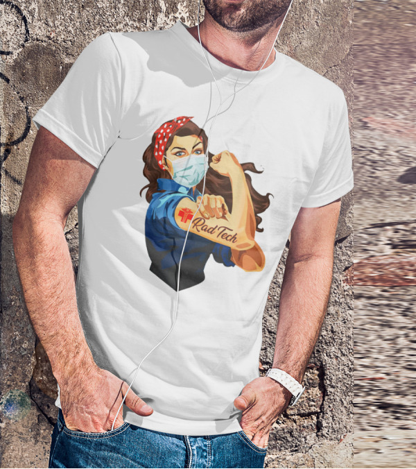 Empowered Rad Tech Strong Rosie Image T-Shirt