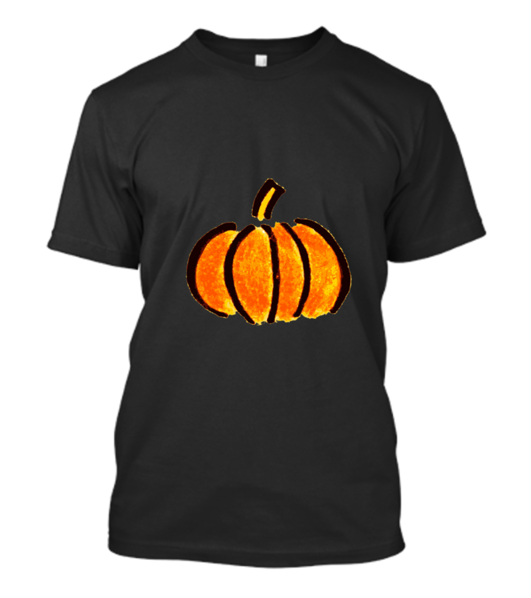 Funny Halloween Pumpkin Pregnant T-Shirt