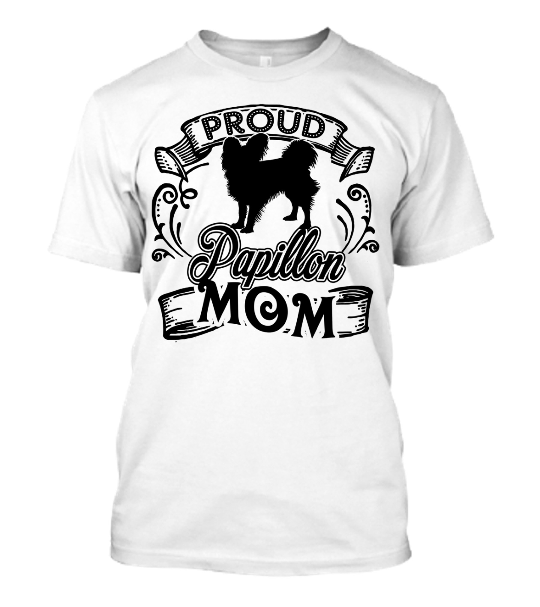 Proud Papillon Mom T-Shirt