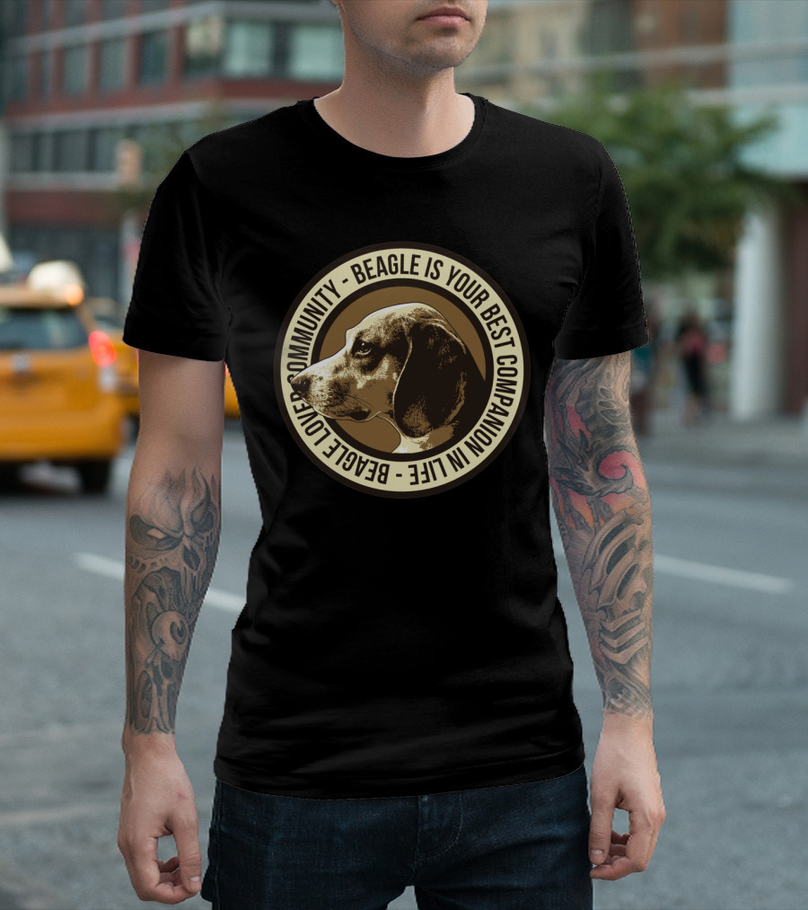 Beagle Lover Community Beagle Is Your Best Companion in Life T-Shirt