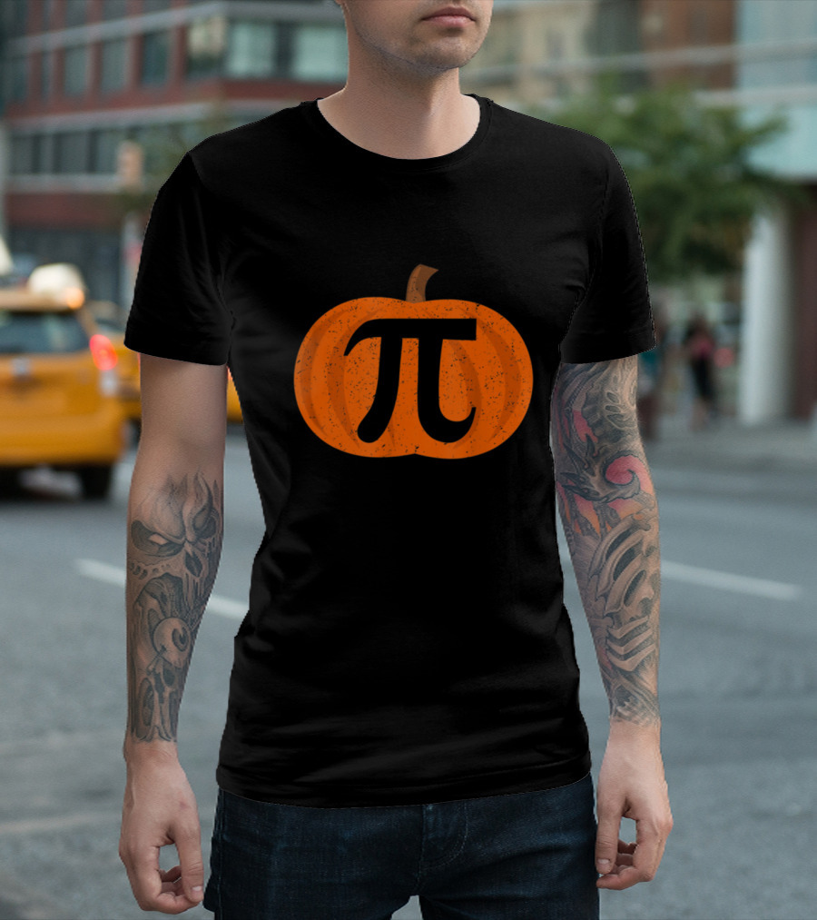 Pumpkin Pi Halloween Math Teacher Gifts Pumpkin Pi T-Shirt