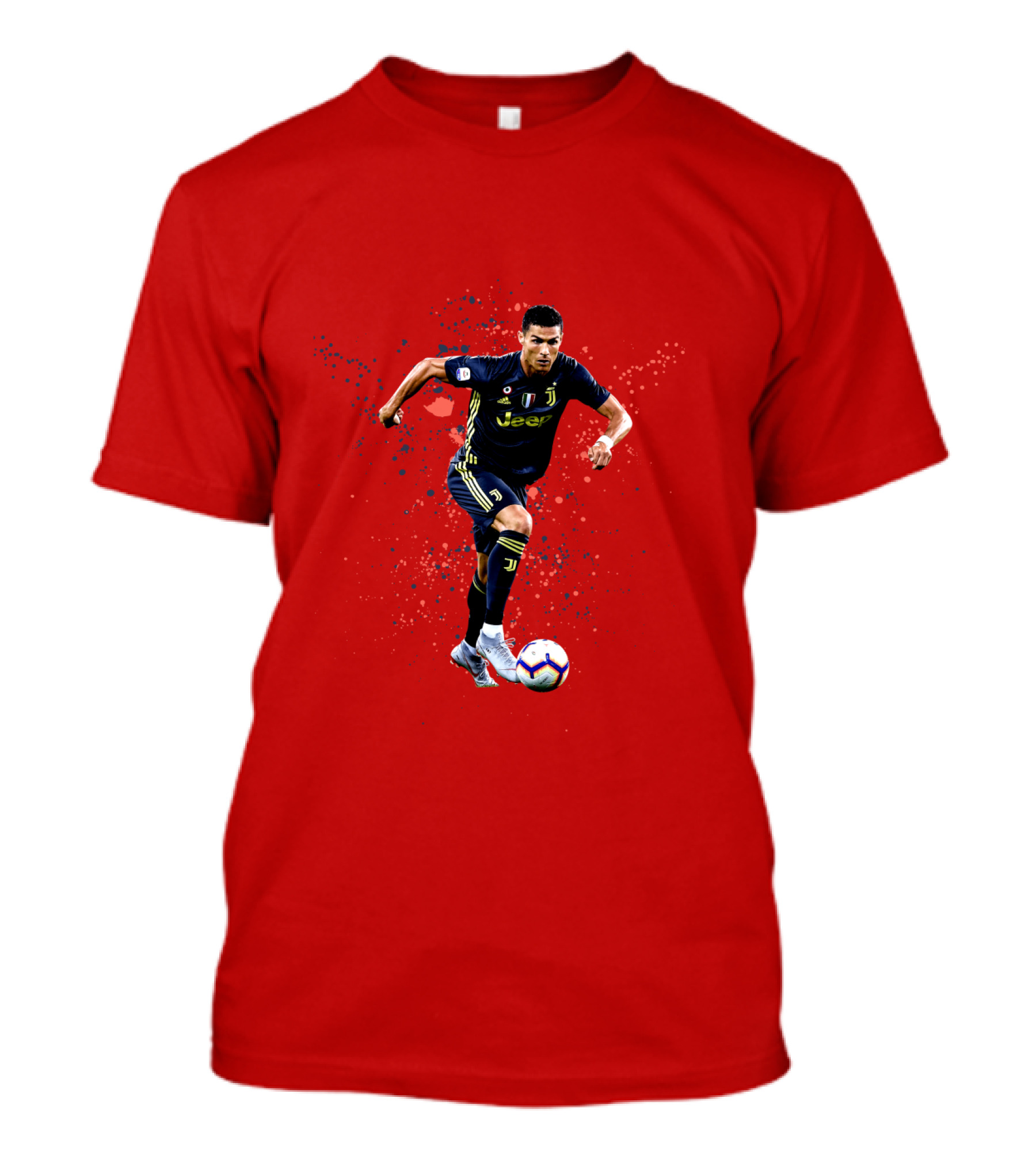 Cristiano Ronaldo Juventus Soccer Juventus FC Jeep Football Forward T-Shirt