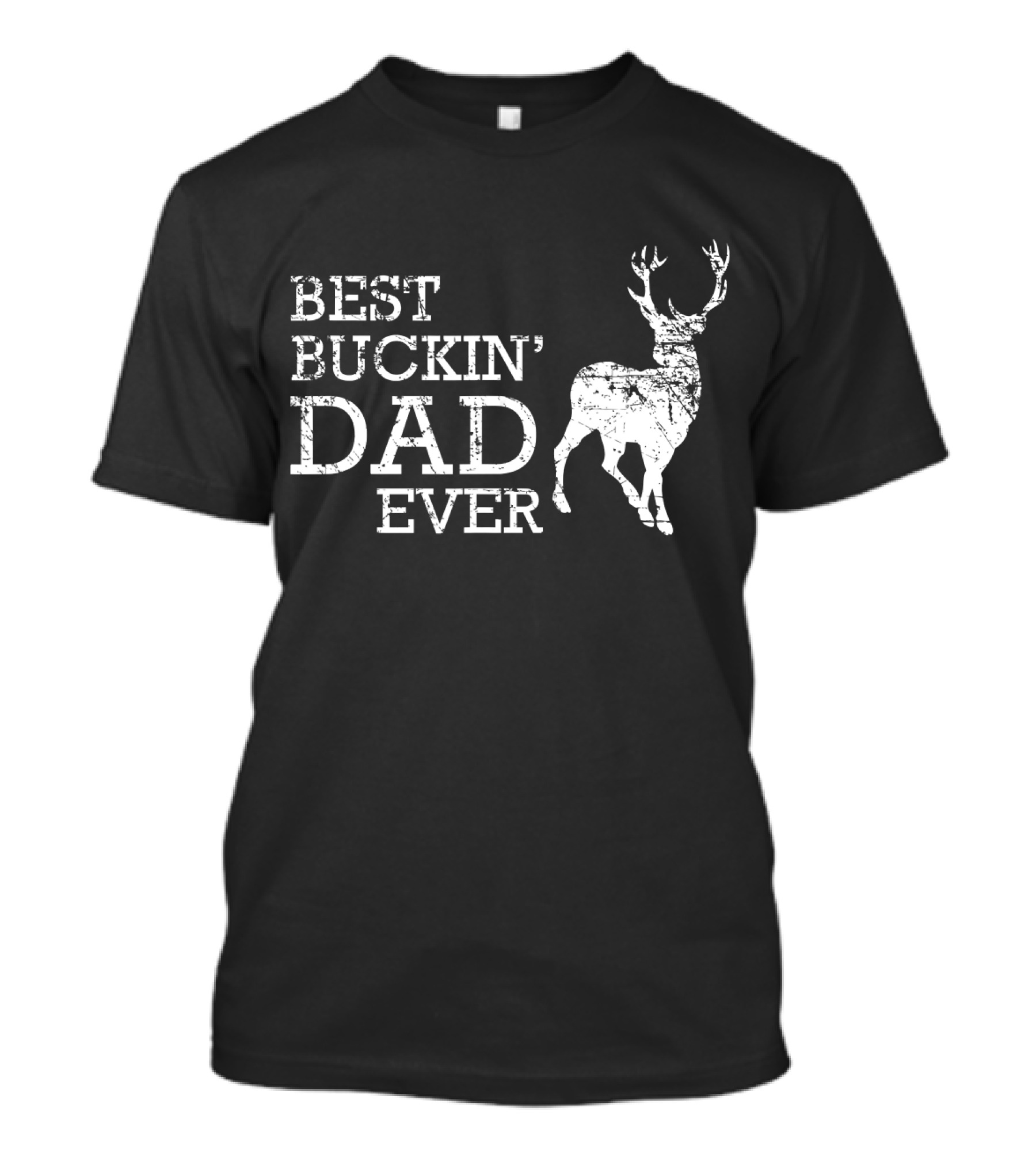 Best Buckin' Dad Ever Deer Buck Antlers T-Shirt