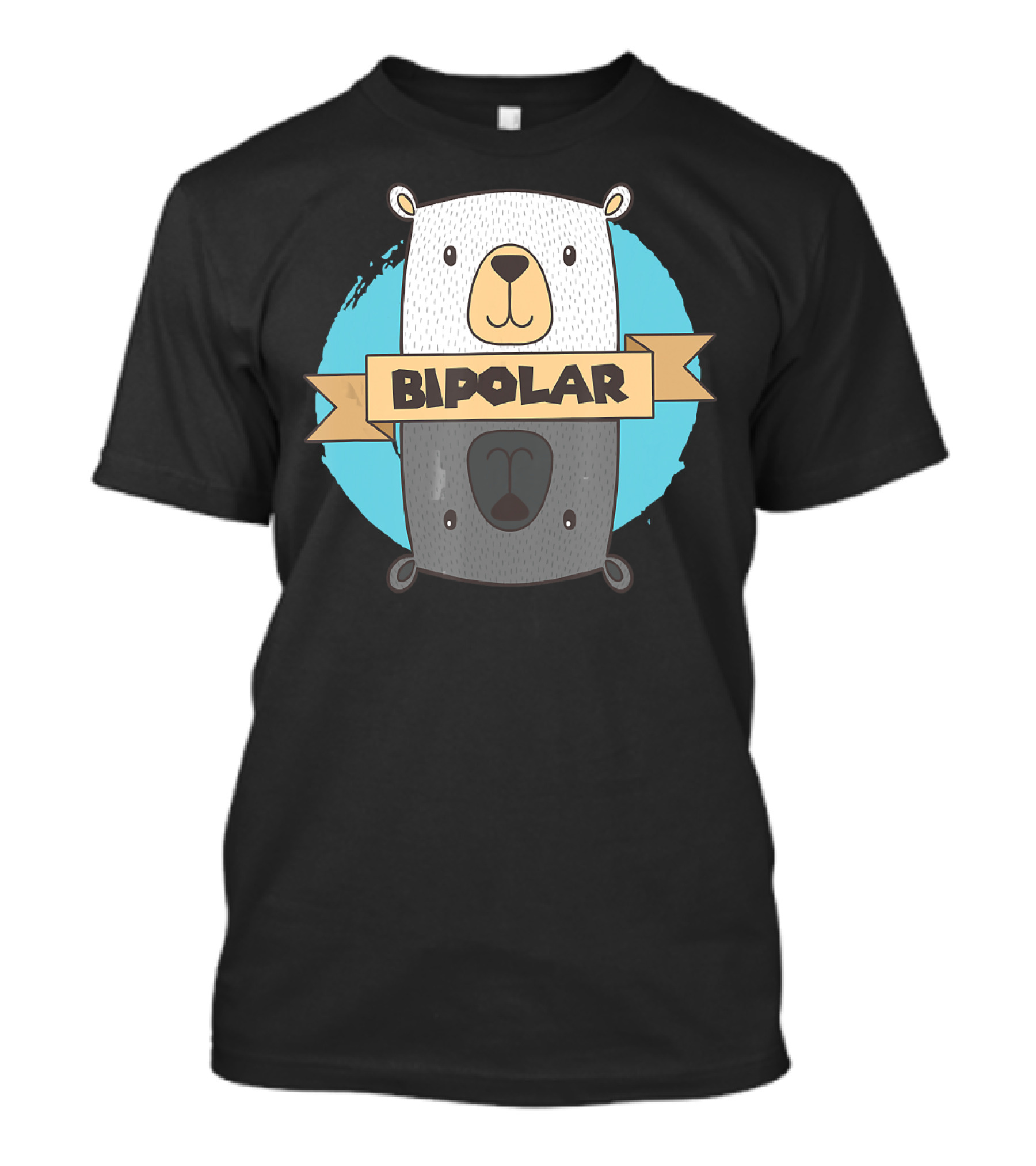BiPolar Bear I Cute Mental Disorder Polar Bear T-Shirt