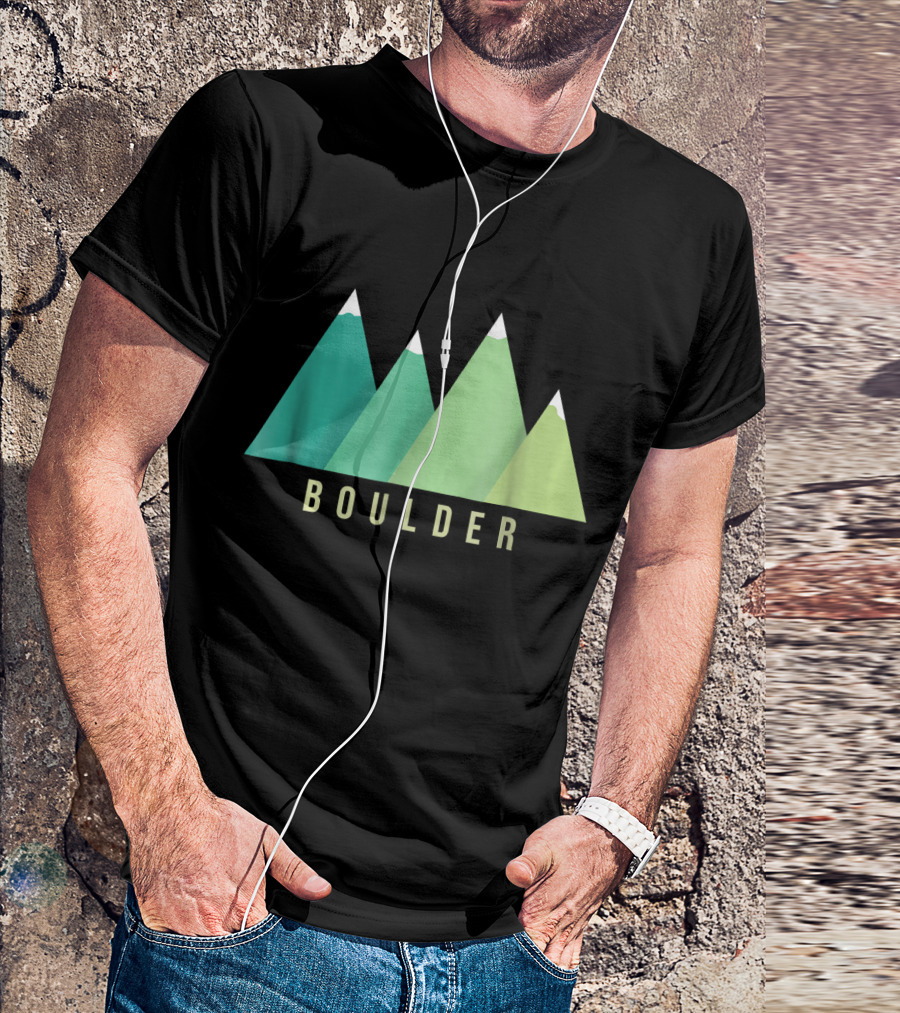 Boulder Colorado Mountain T-Shirt