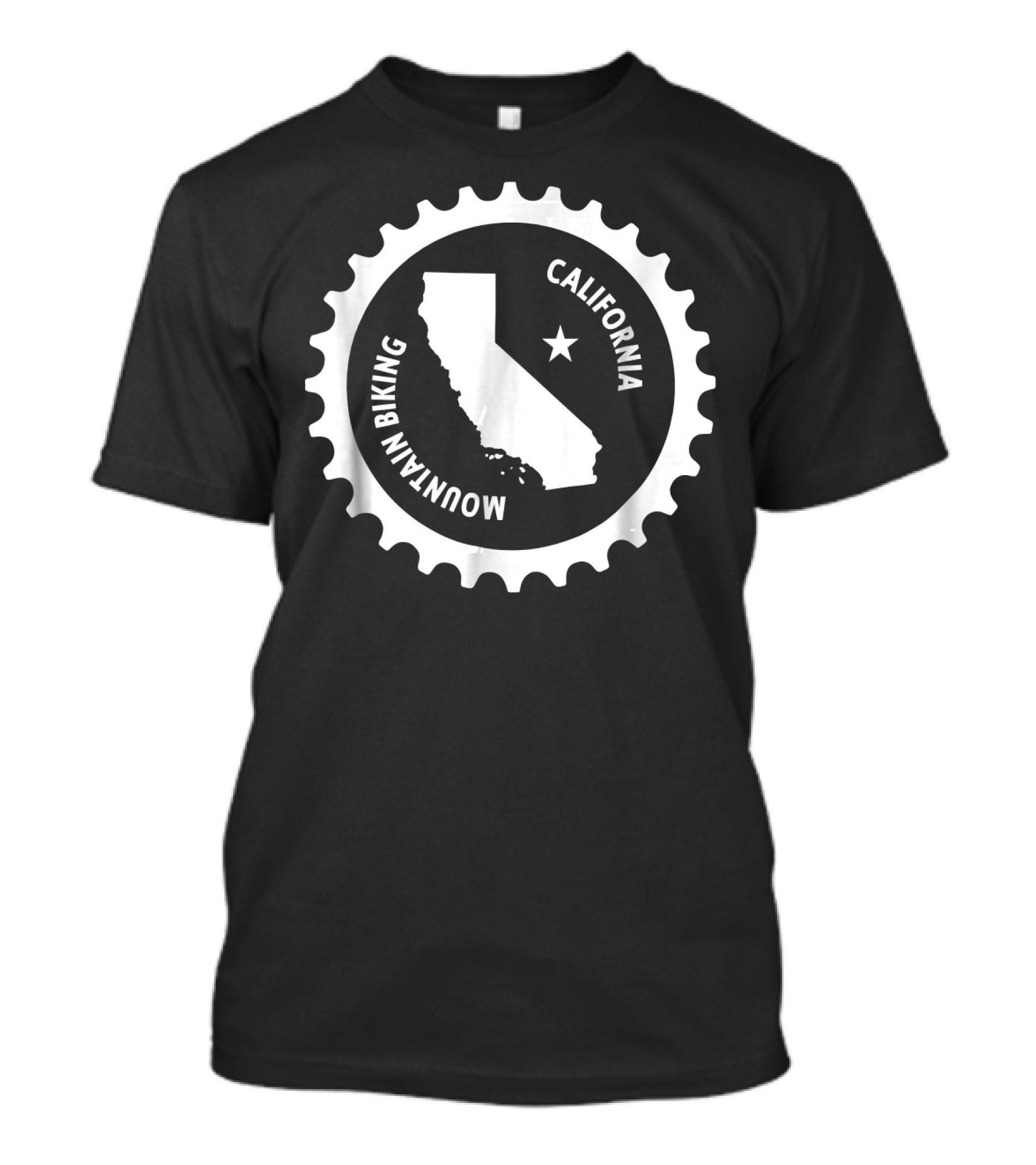 California Mountain Biking MTB Mountai State Gear T-Shirt