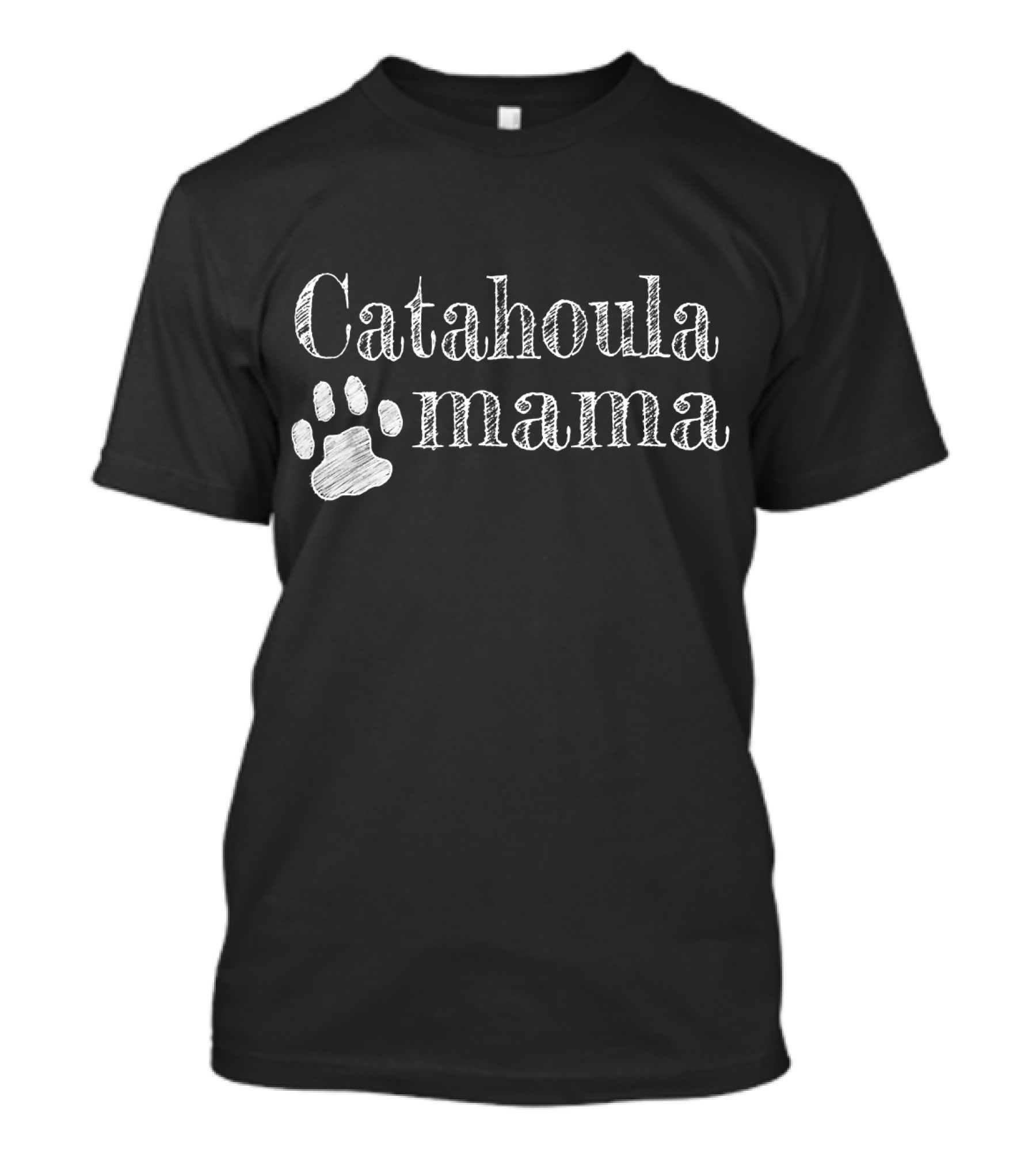 Catahoula Mama Paw Prints T-Shirt