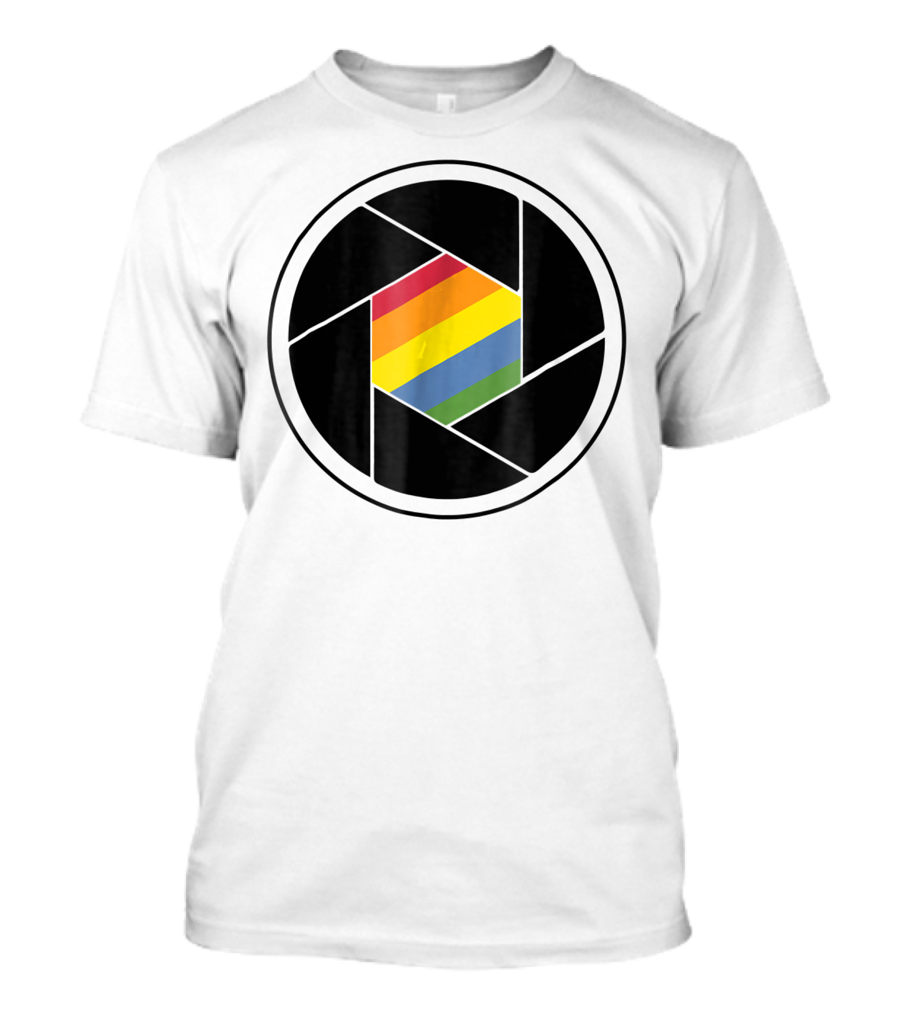 Cool Aperture Rainbow FilmmakerPhotograph T-Shirt