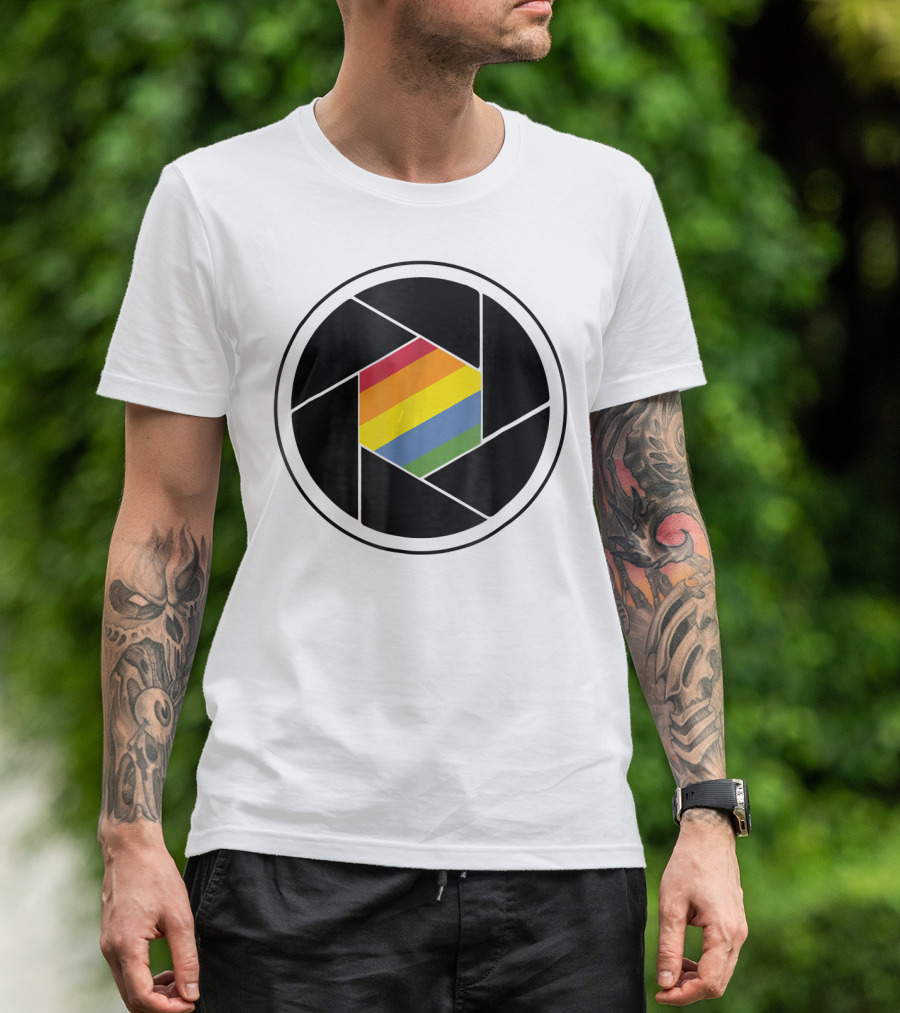 Cool Aperture Rainbow FilmmakerPhotograph T-Shirt