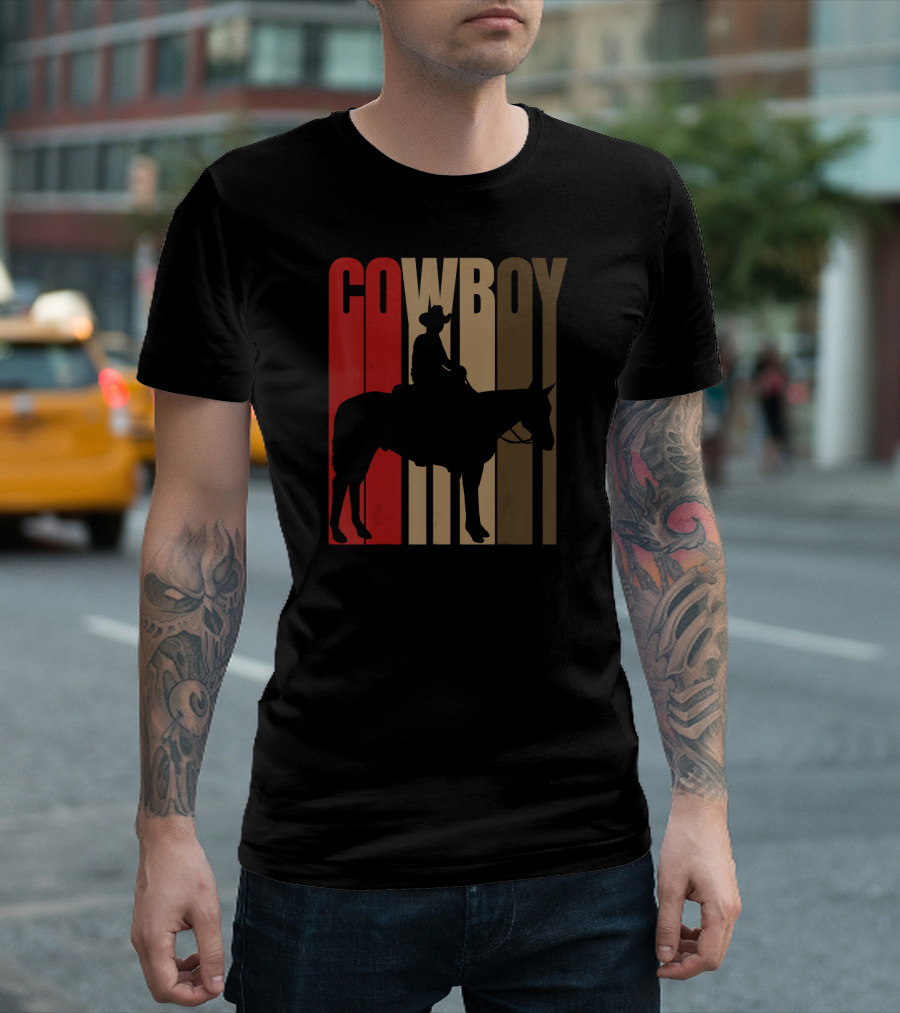 Cowboy Rodeo Horse Yeehaw Novelty T-Shirt