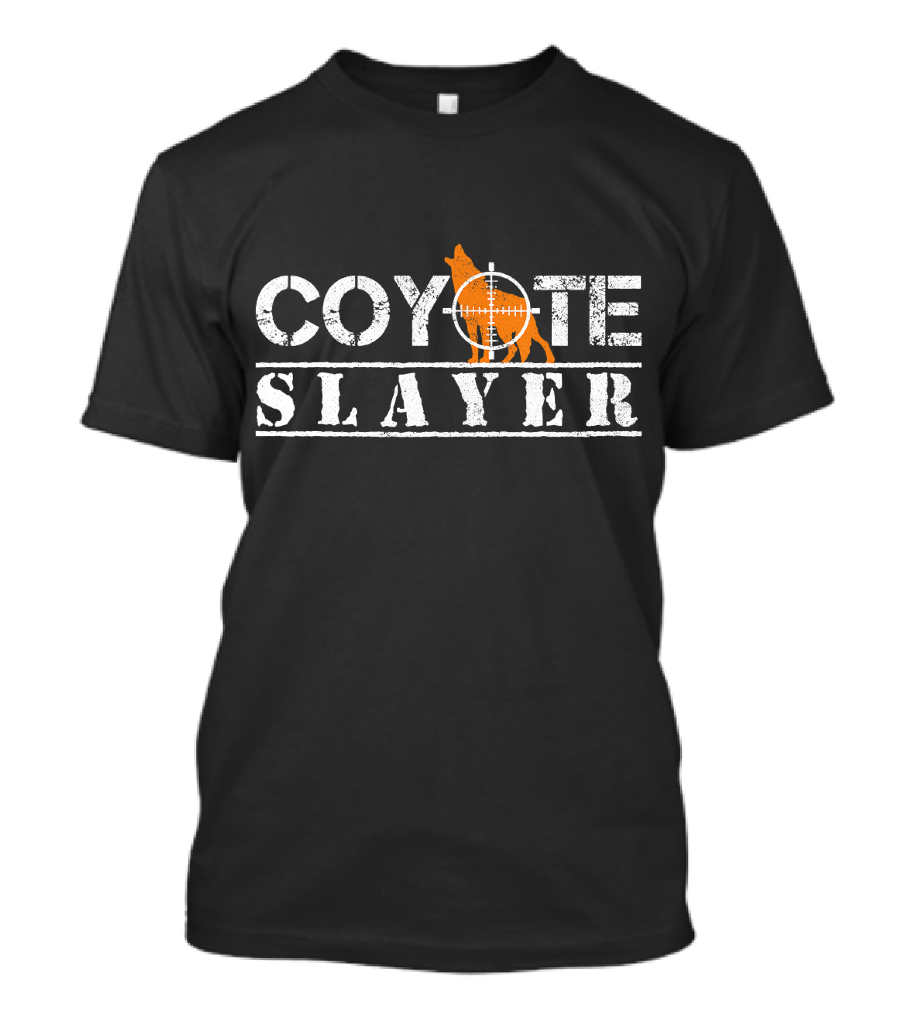 Coyote Slayer Funny Hunting For Coyote With Target Wolf T-Shirt