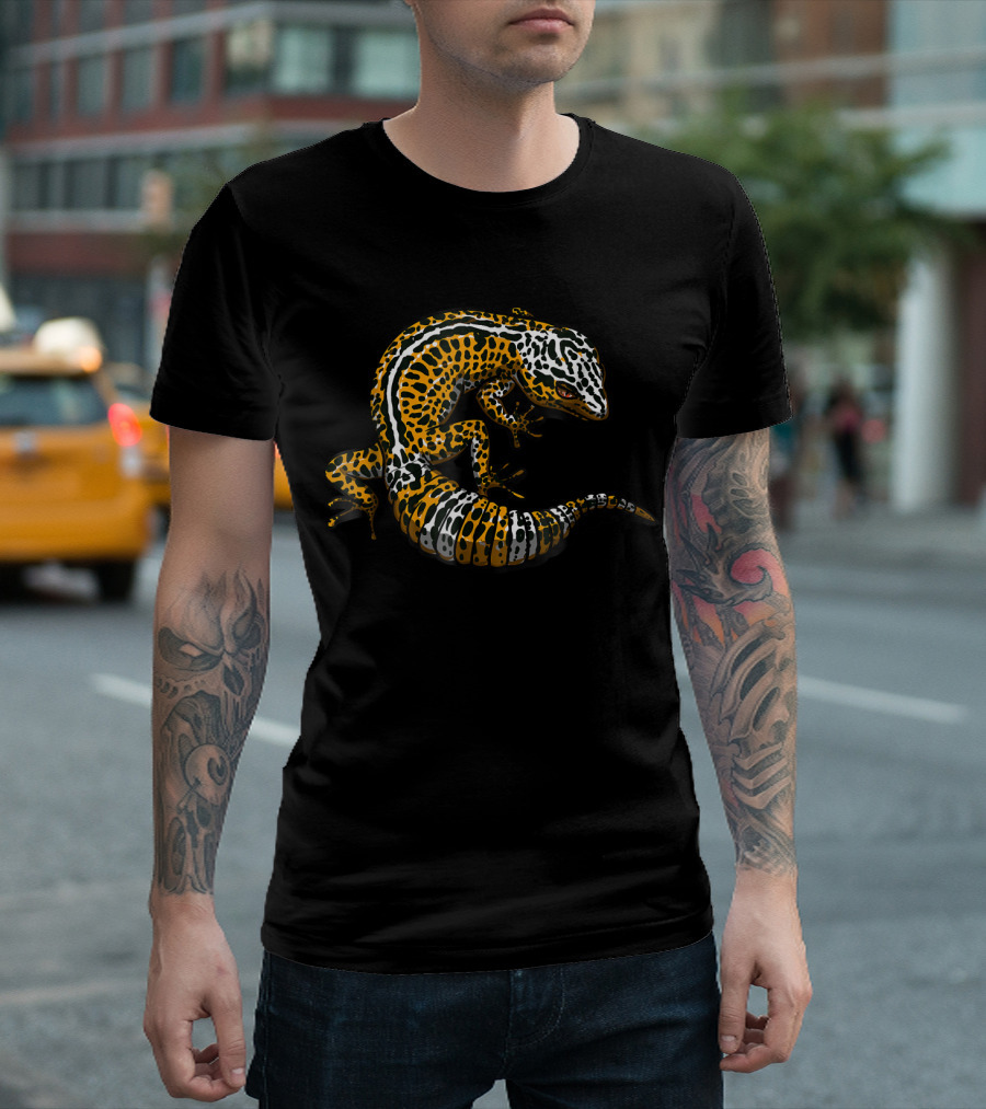 Cute Colorful Leopard Gecko Lizard T-Shirt