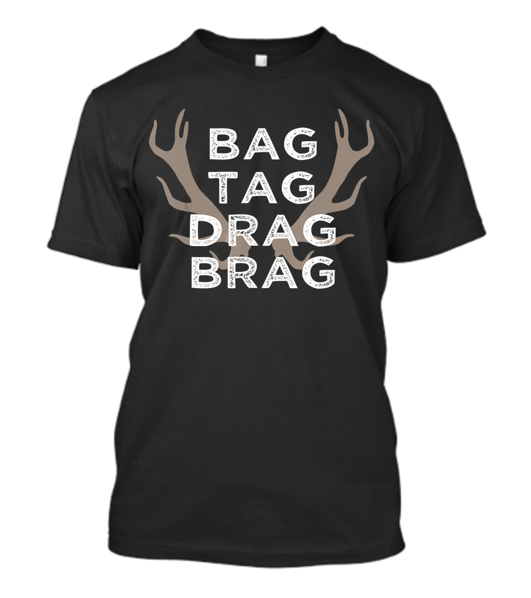 Bag Tag Drag Brag Deer Hunter Hunting Bow T-Shirt