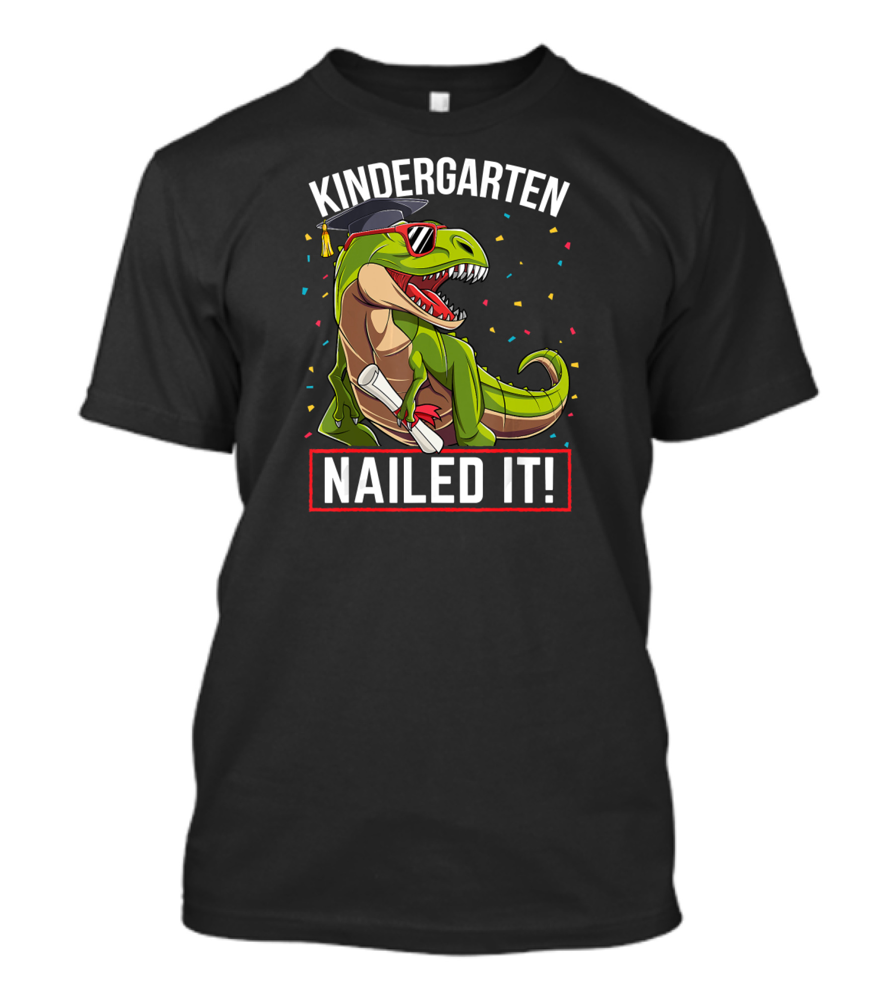 Kindergarten Nailed It Dinosaur Graduation T-Shirt
