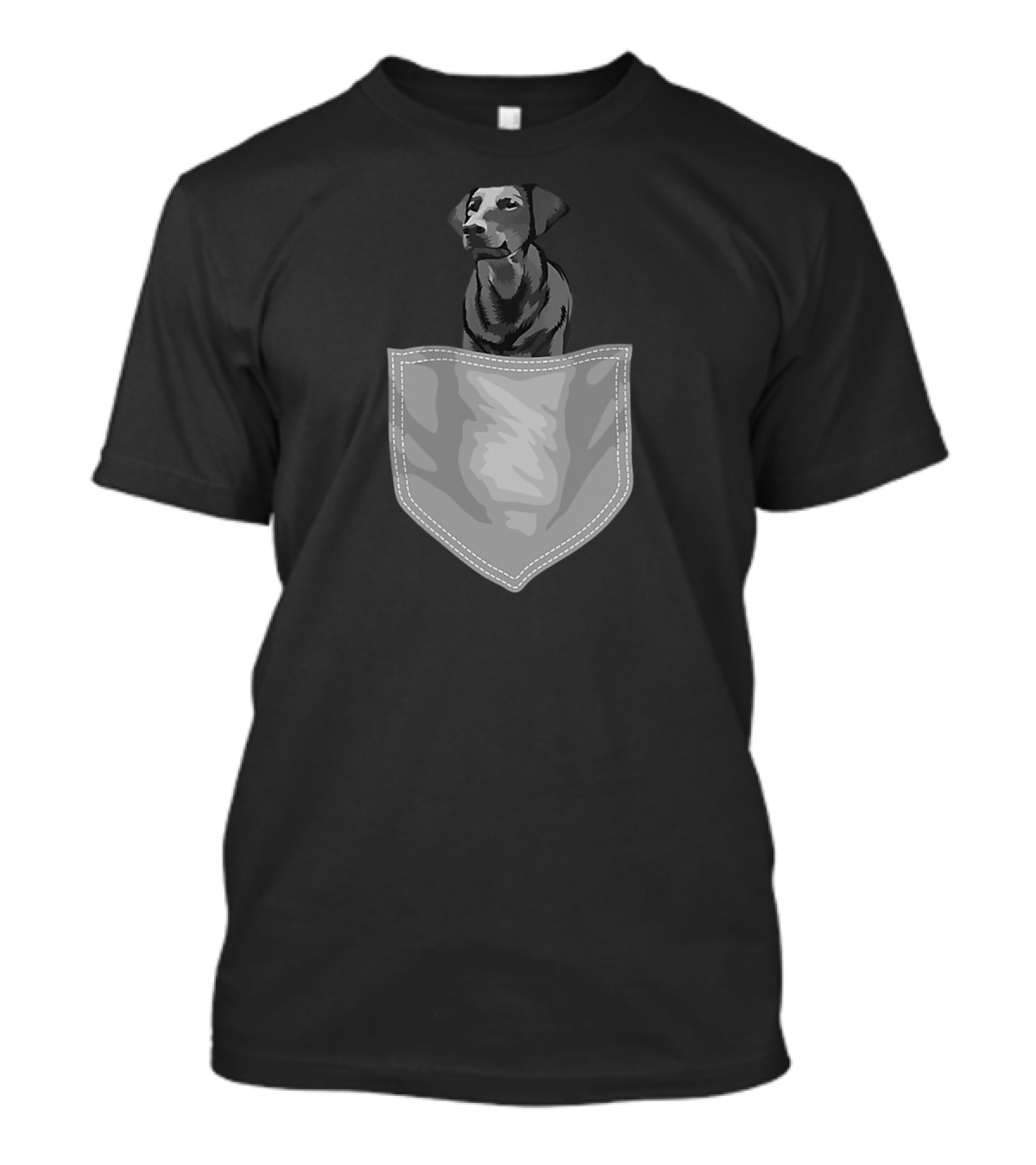 Doberman In A Pocket Cool Hearts Beat T-Shirt