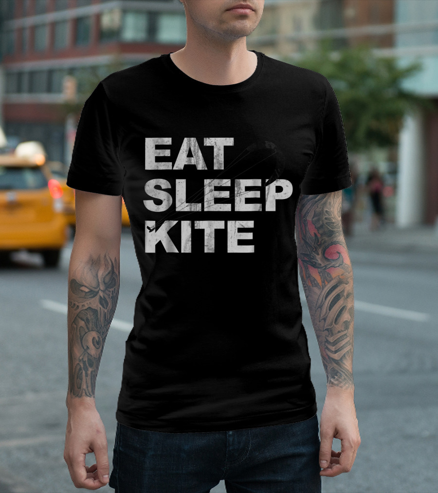 Eat Sleep Kiteboarding Adventure and Passion T-Shirt