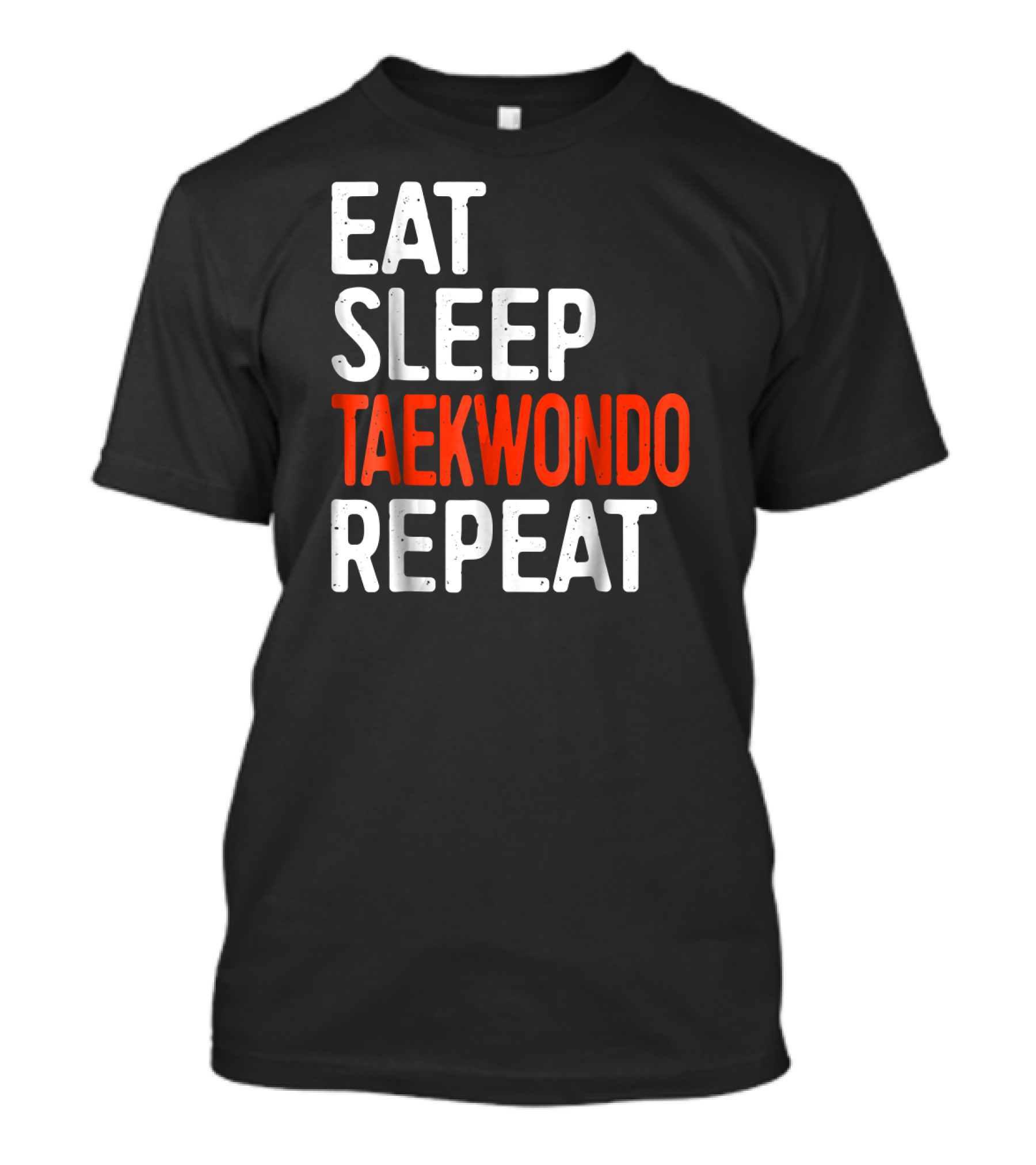 Eat Sleep Taekwondo Repeat Martial Arts Enthusiast Lifestyle Cycle T-Shirt