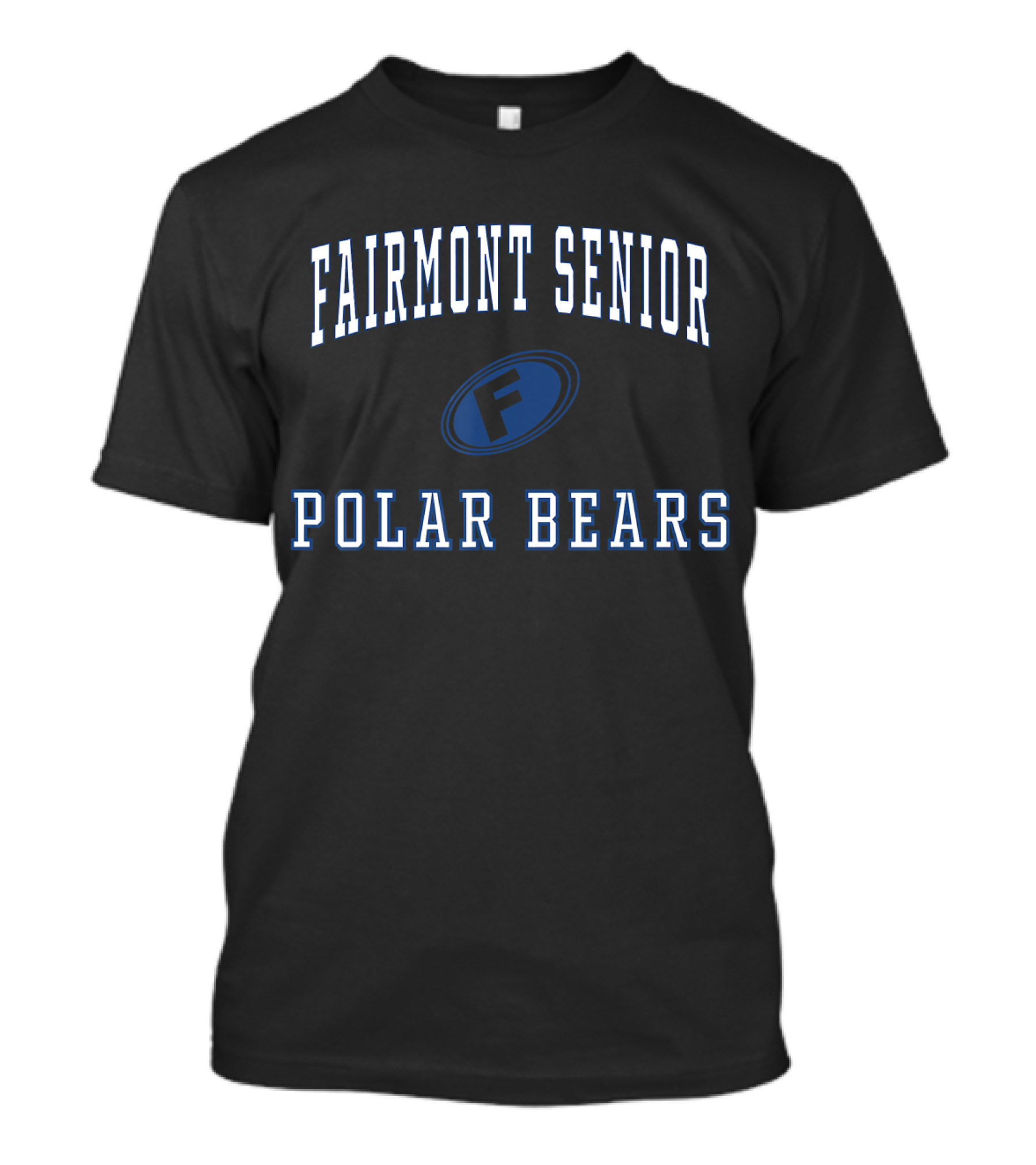 Fairmont Senior Polar Bears Football Emblem T-Shirt