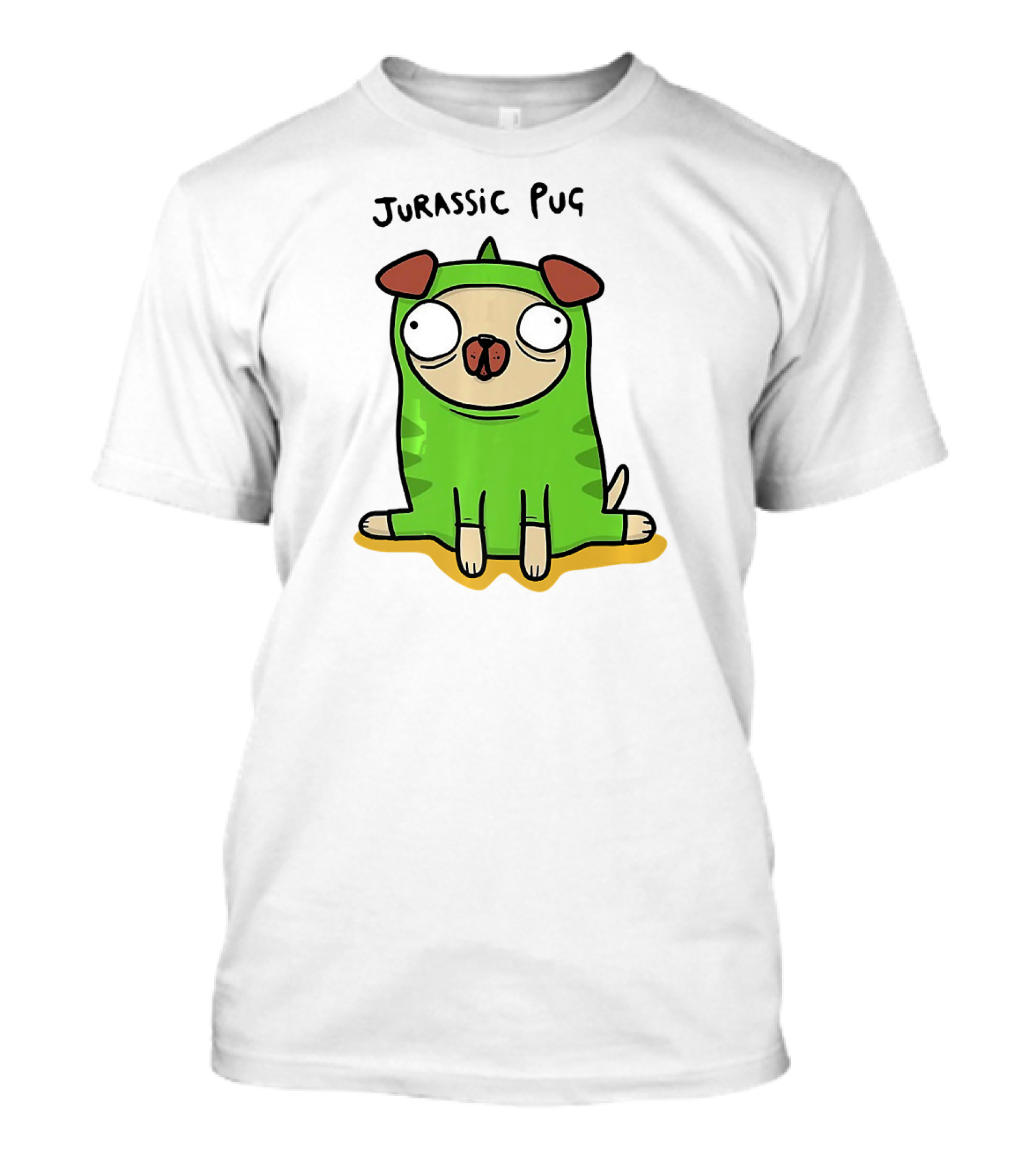 Jurassic Pug Dinosaur Costume Funny T-Shirt