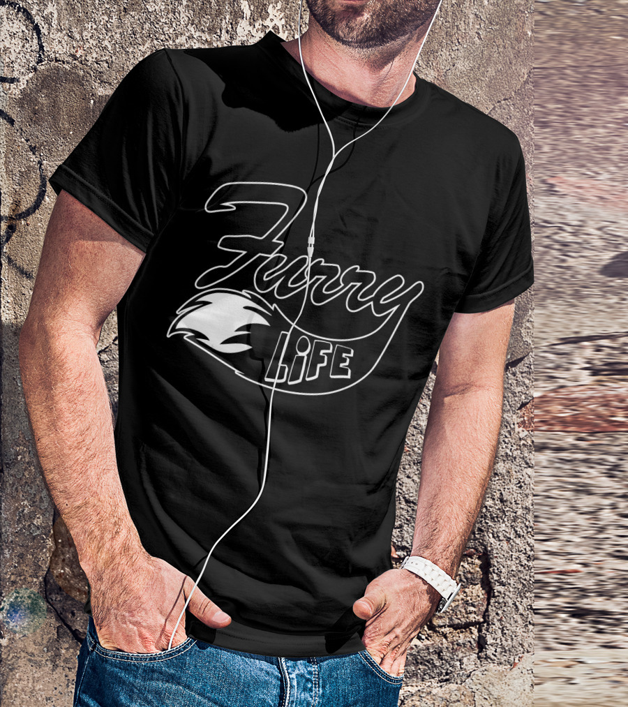 Furry Life Tail Fursona Furries Ears T-Shirt