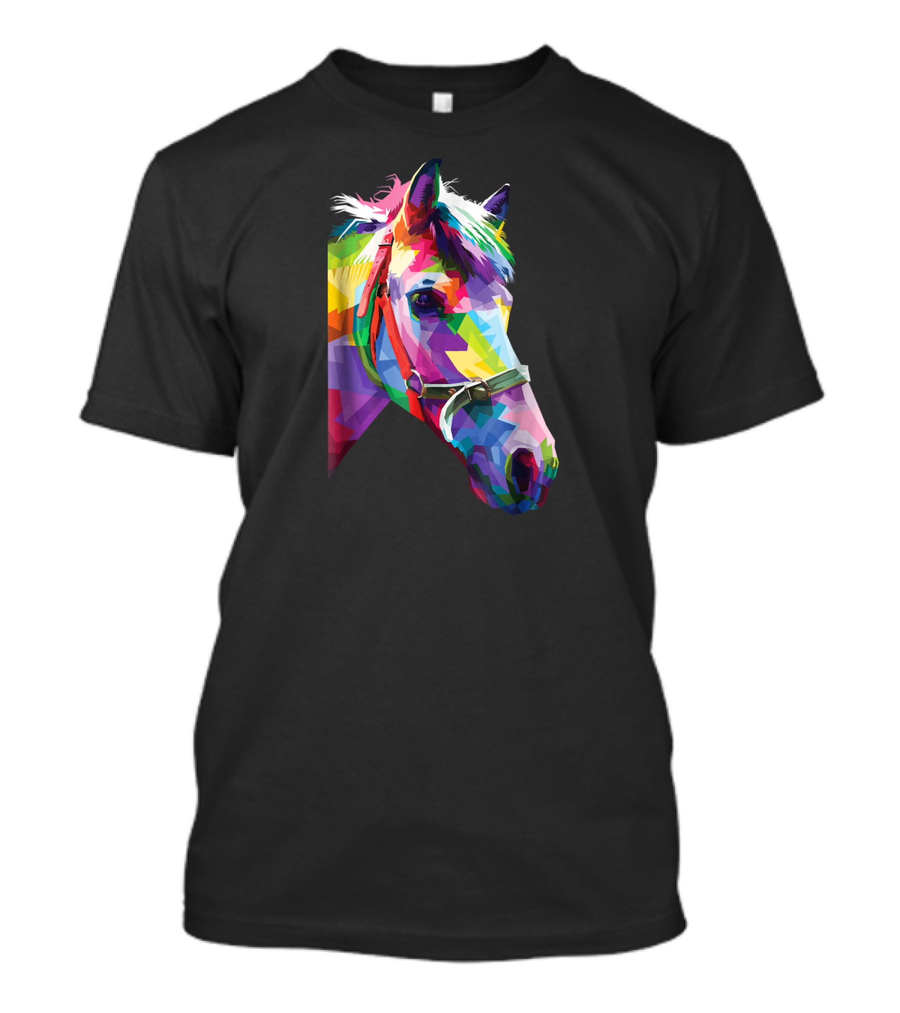 Horse Colorful Pop Art Horse's Head T-Shirt