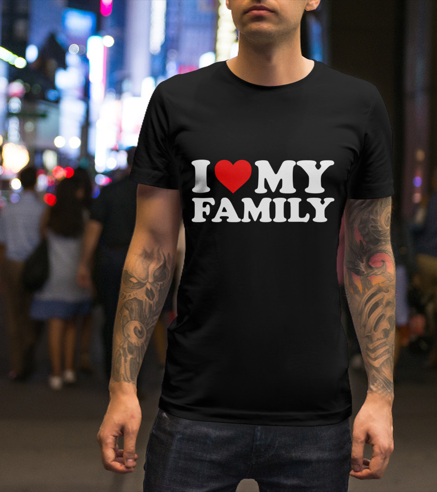 I Heart My Family T-Shirt